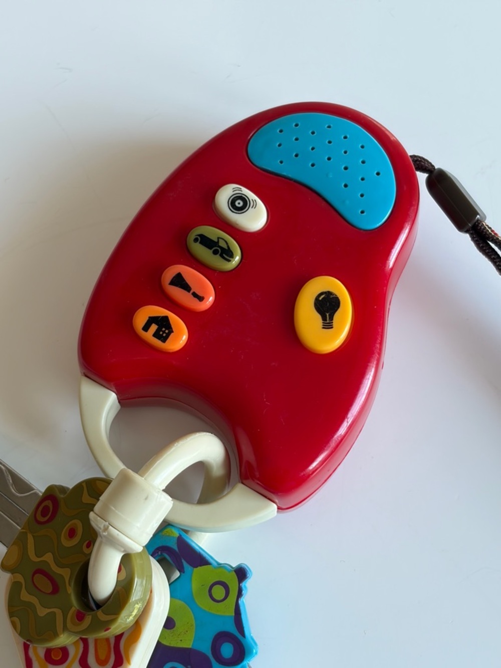 B Toys Toy Car Keys And Key Fob With Lights And Sound- Interactive Toys - WORKS
